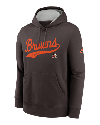 Cleveland Browns Rewind Club Logo Men's Nike NFL Pullover Hoodie